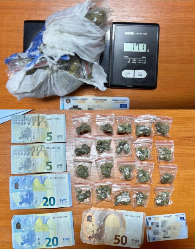 Arrestohen dy persona të dyshuar për blerje, posedim dhe shitje të narkotikëve