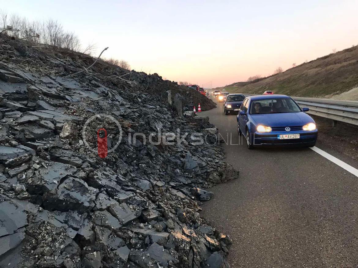 Mbyllet përkohësisht autostrada “Ibrahim Rugova” (Foto)